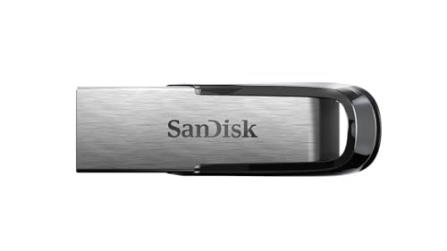 SanDisk Ultra Flair USB 3.0 Flash-Laufwerk 128 GB (robustes und elegantes Metallgehäuse, Passwortschutz, 150 MB/s Lesen) Schwarz