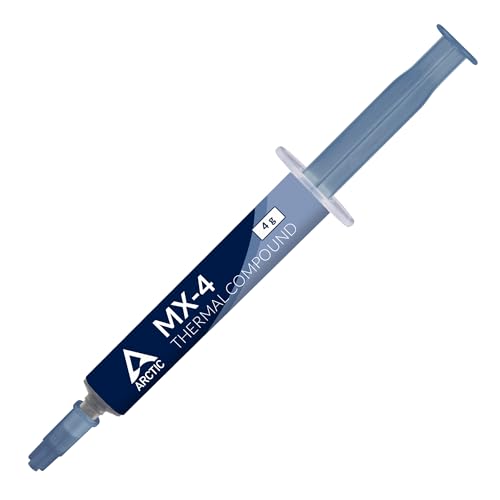ARCTIC MX-4 (4 g) - Premium Performance Wärmeleitpaste für alle Prozessoren (CPU, GPU - PC, PS4), sehr hohe Wärmeleitfähigkeit, Lange Haltbarkeit, sichere Anwendung, Nicht leitend