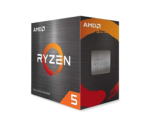 AMD Ryzen 5 5600X 6-core, 12-Thread Unlocked Desktop Processor mit Wraith Stealth Cooler, bis zu 4.6GHz