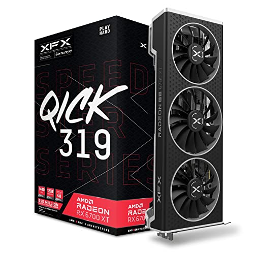 XFX Qick 319 Black 12GB GDDR6 HDMI 3XDP, RX-67XTYPBDP