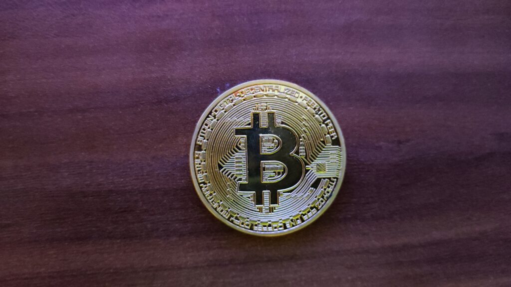 Münze eines symbolischen Bitcoin | Bild: sieberts-blog.de